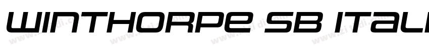 Winthorpe Sb Italic字体转换 Winthorpe Sb Italic字体转换